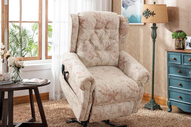 Fauteuil de massage en velours